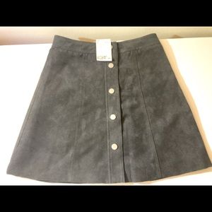 H&M Divided Suede mini skirt — size 2– New with tags